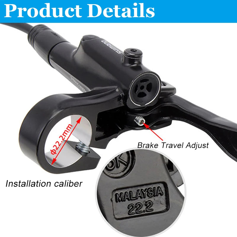 l Shimano MT200 MT201 M315 MTB Mountain Bike Hydraulic Disc Brake MT200 Brakes 2 Piston 3 Finger Steel Lever BL-MT200