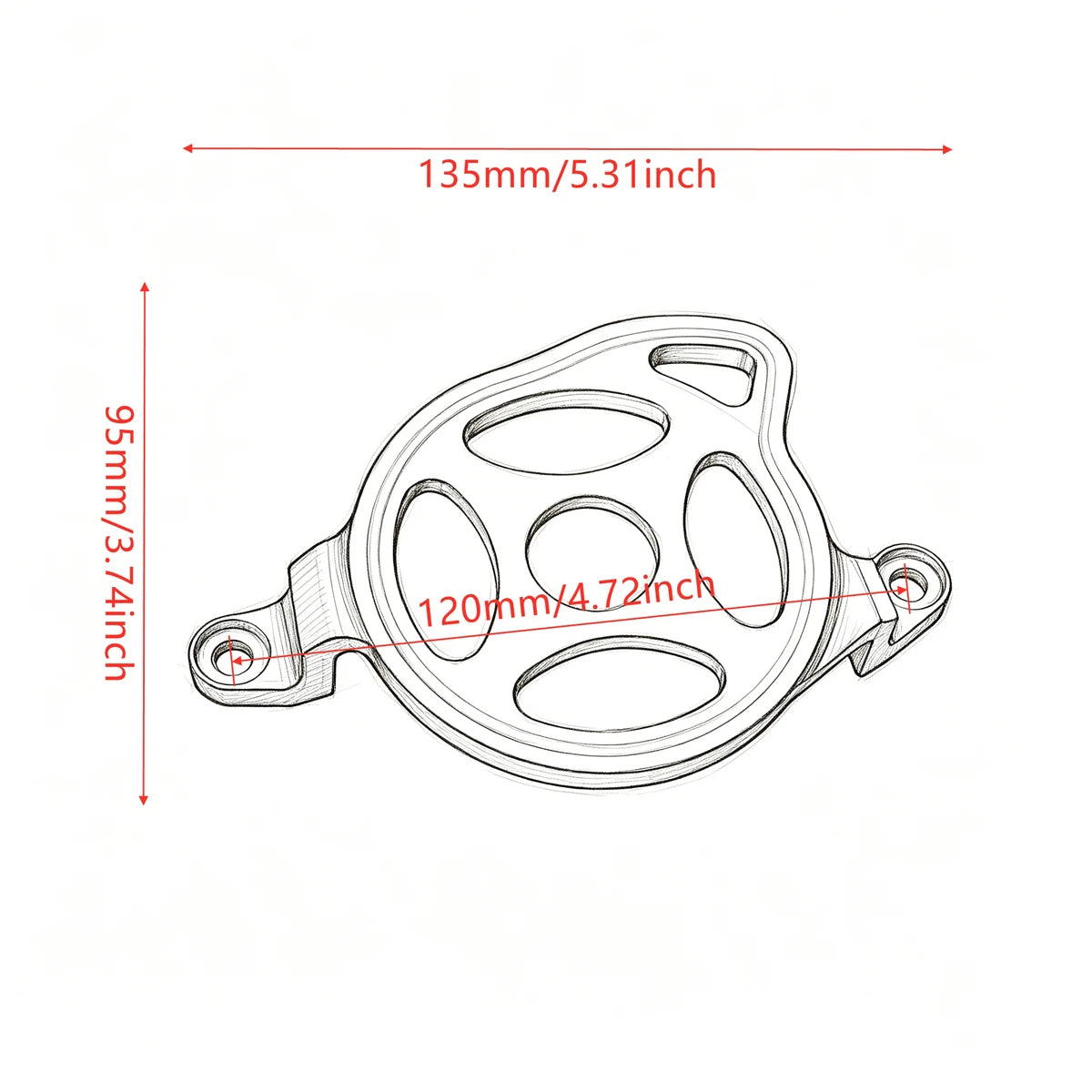 Metal Surron LBX/79 Bike Motor Cover - ALL COLORS